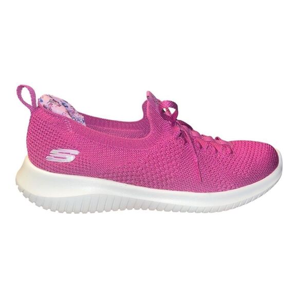 Skechers Women's Ultra Flex Washable Slip Ons Flourishing View Raspberry Pink 5M - Picture 6 of 10